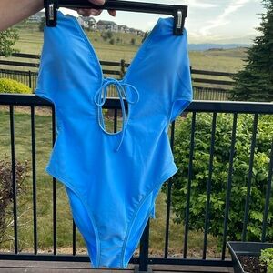 a new blue one piece swim suit from target!